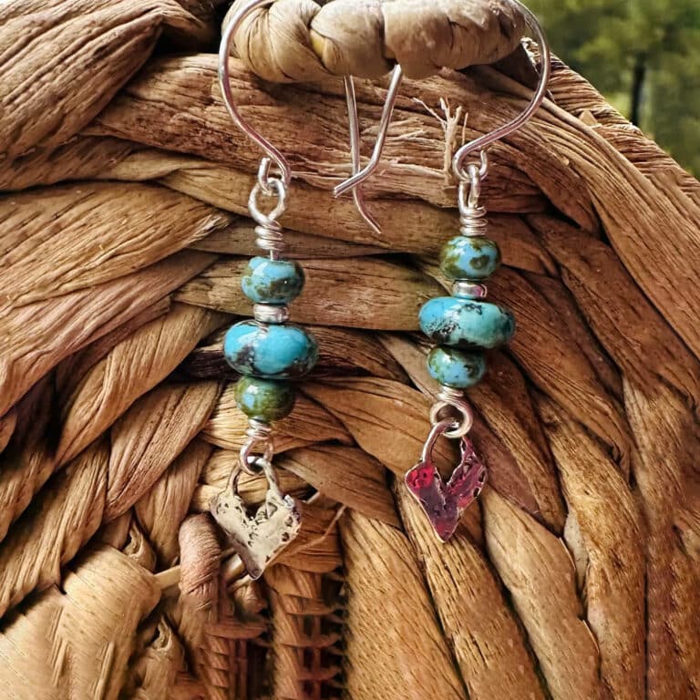 North Idaho style handmade earrings jewelry Priest River Sandpoint