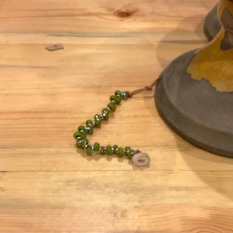 North Idaho style handmade leather antler bracelet jewelry Priest River Sandpoint