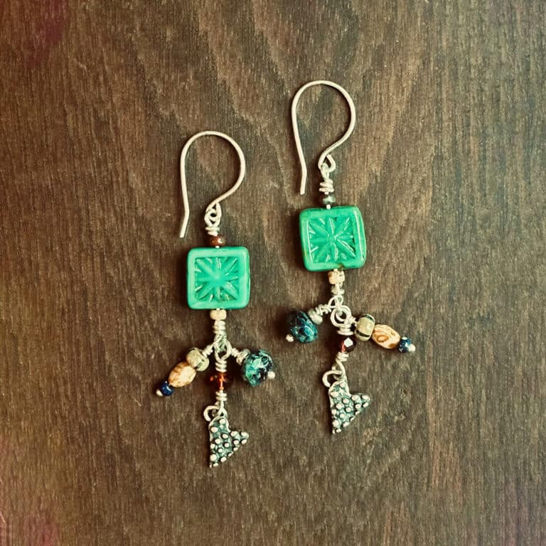 North Idaho style handmade earrings jewelry Priest River Sandpoint