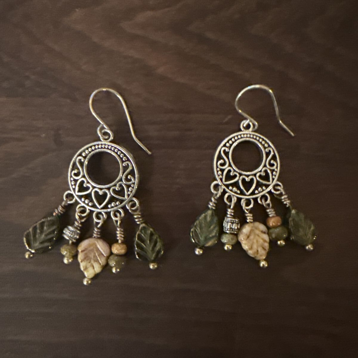 Chandelier Leaf Earrings
