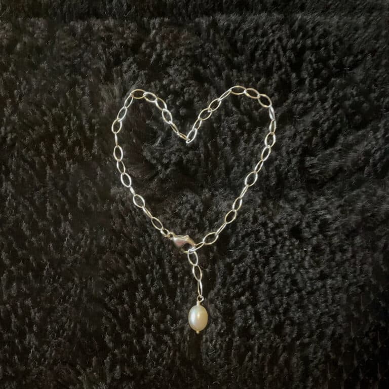 North Idaho style handmade pearl anklet jewelry Priest River Sandpoint