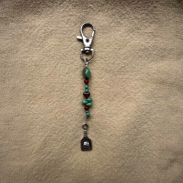 North Idaho style handmade pickleball charm bling jewelry Priest River Sandpoint