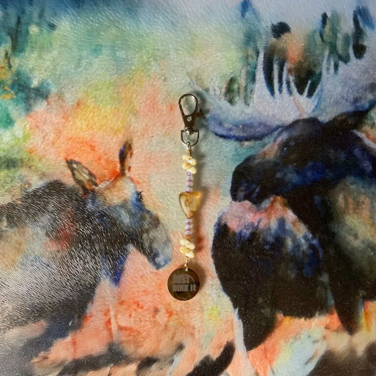 North Idaho style handmade pickleball charm bling jewelry Priest River Sandpoint