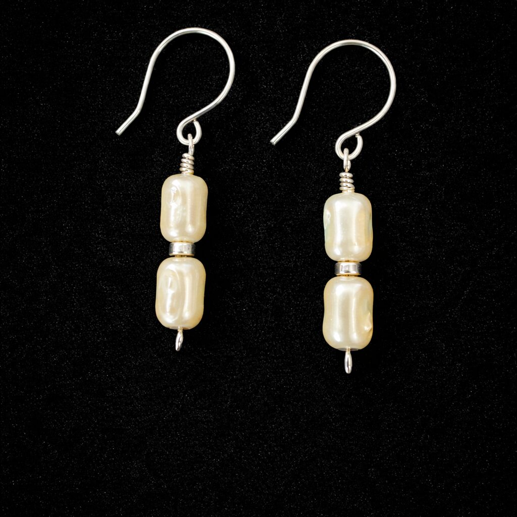 Double Ecru Picasso Pearls