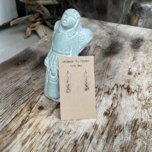 Tiny Silver Heart Earrings