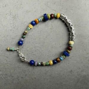 Mixed Colors and Tube Spacer Bracelet