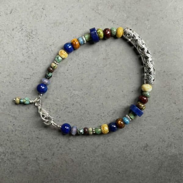 Mixed Colors and Tube Spacer Bracelet