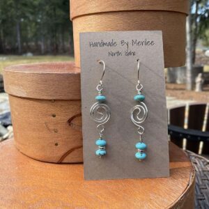 Arizona turquoise chandelier earrings