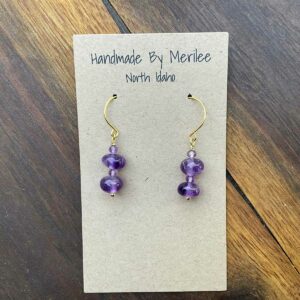 Picasso Amethyst Earrings