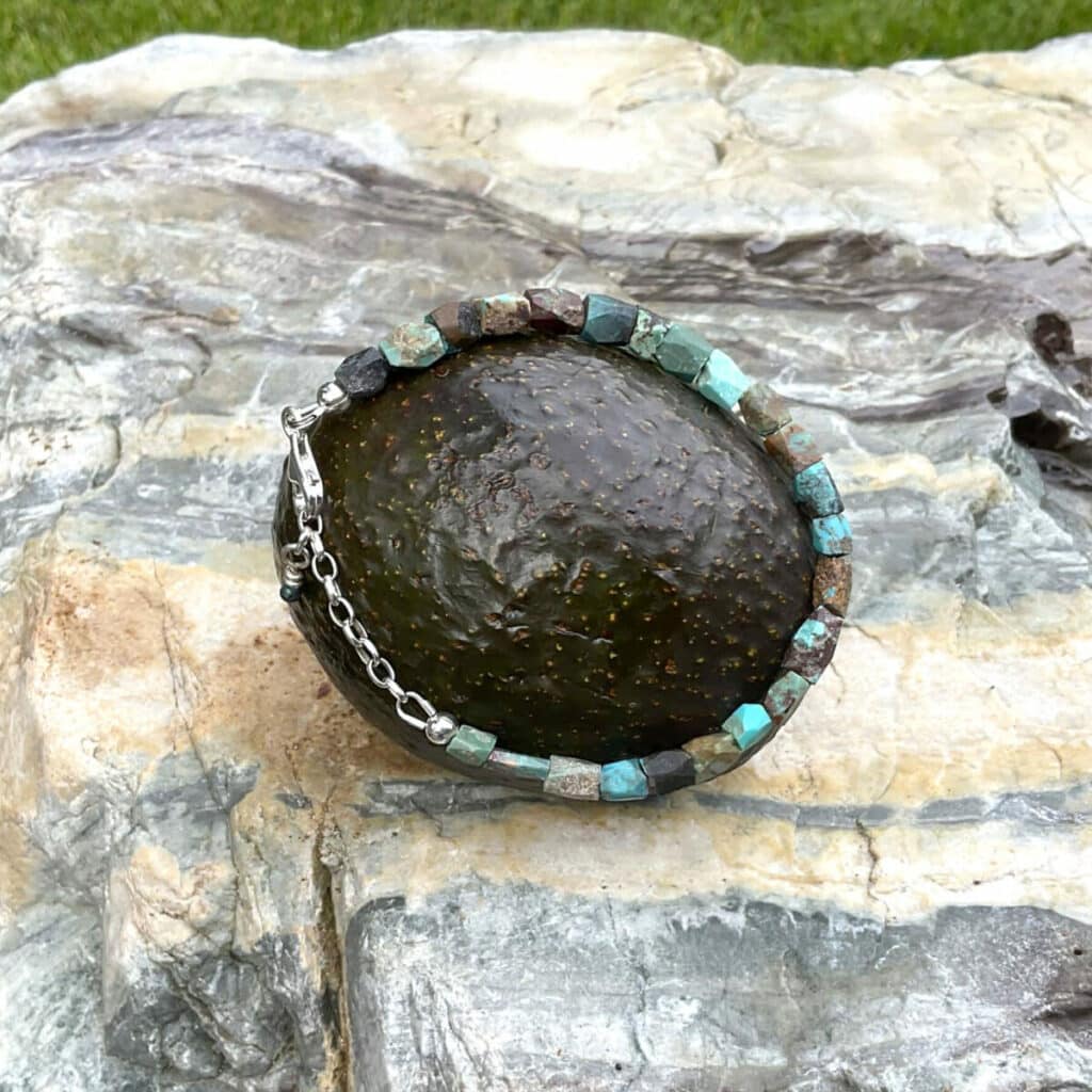 Turquoise Afghani Rustic Bracelet