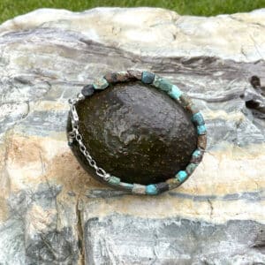Turquoise Afghani Rustic Bracelet