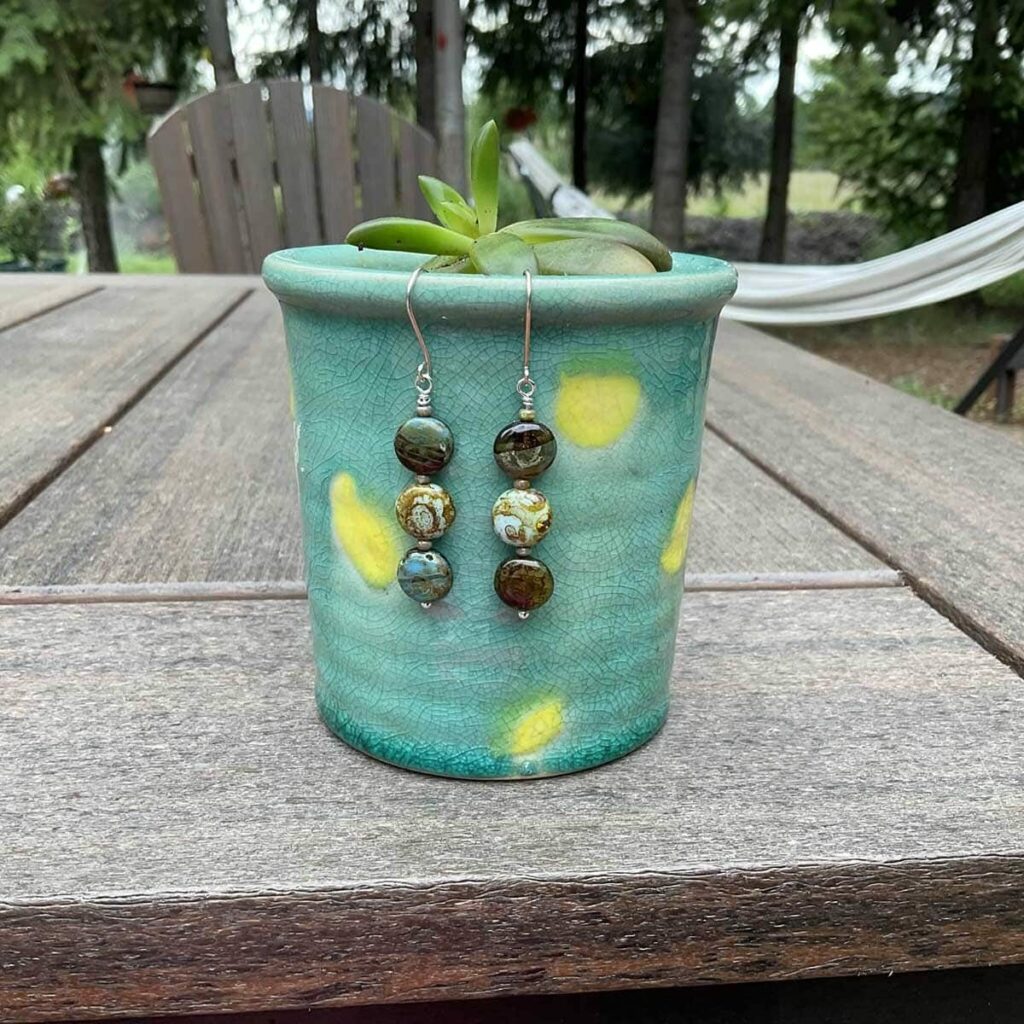 Picasso Earthy Pebbles Earrings