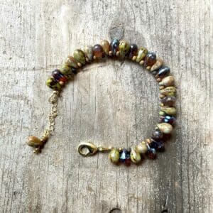 Teardrop Harvest Beaded Bracelet