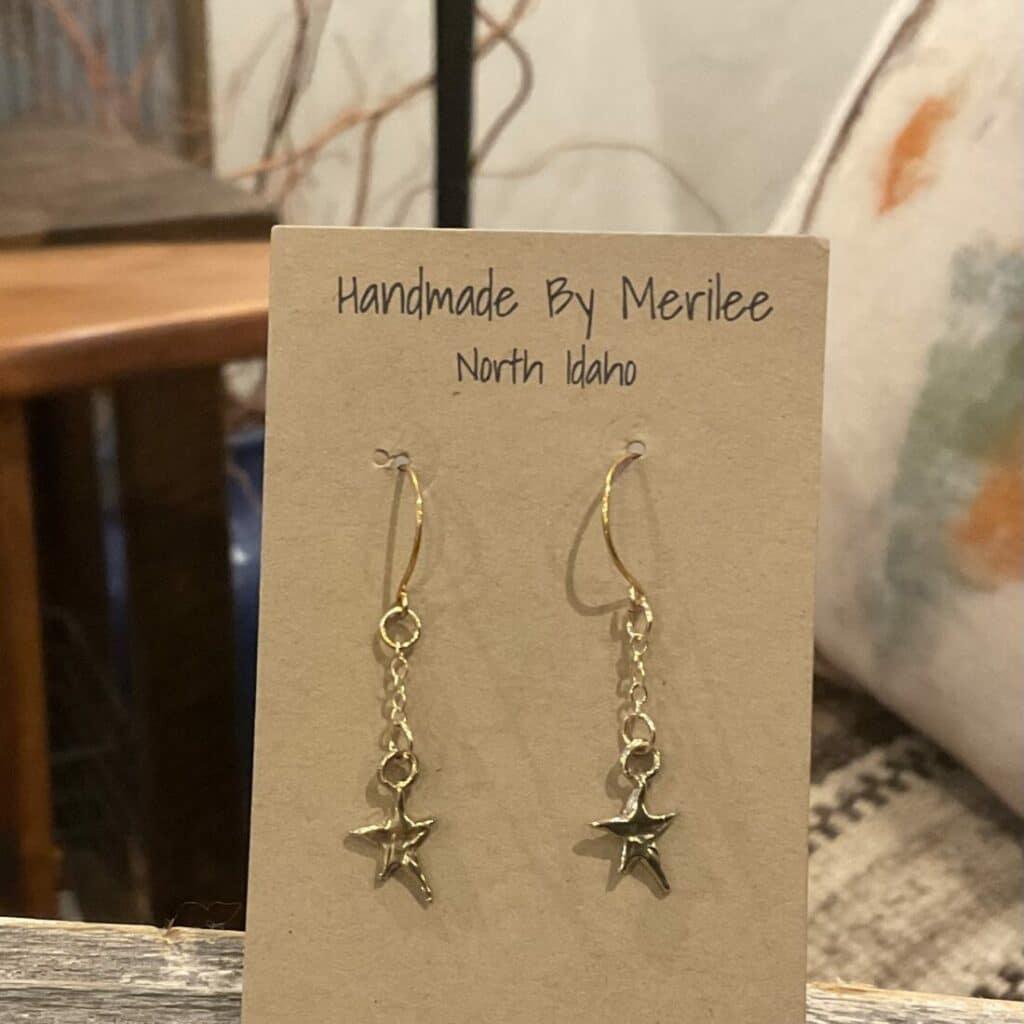 Shootin Stars Gold Crafted Dangles