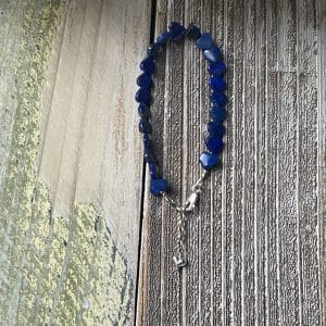 Lapis Heart Bracelet